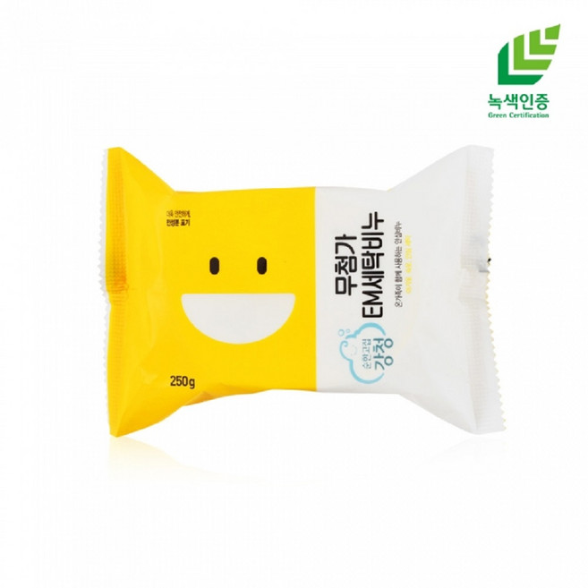 이엠하우스 무방부제 무색소 무형광증백제 천연 세탁 순비누 250g, 5개