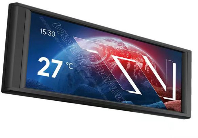 Thermalright Trofeo Vision LCD AIO 디스플레이 9.16인치 PC 모니터 게임용 케이스/CPU 쿨러용 DIY 테마용 USB Type-C 화면, [01] TV 6.86 LCD BLACK