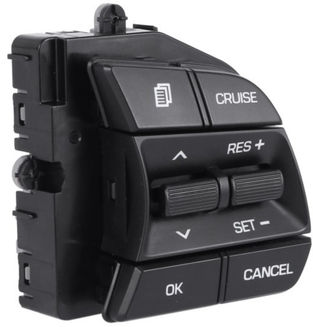 현대 소나타 9 lf용 자동차 우측 스티어링 휠 크루즈 컨트롤 버튼 스위치, 단일옵션