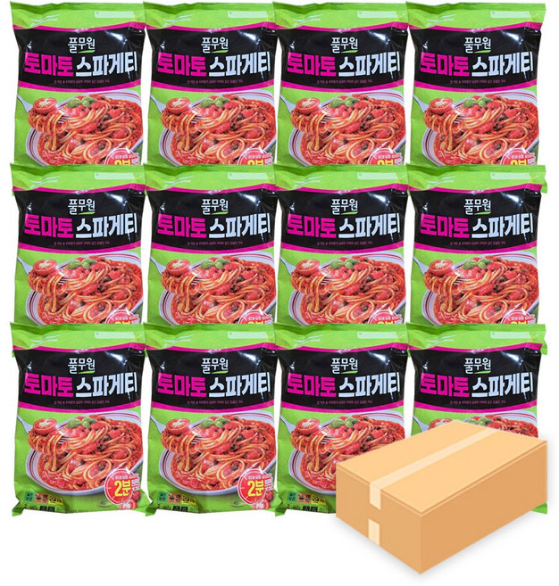 풀무원 토마토 스파게티 (2인), 12개, 460g