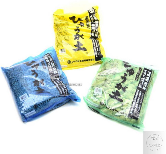 넘버원월드 란석 소포장 약 1L 선인장흙, 대립(그린) 1L 소포장, 1개