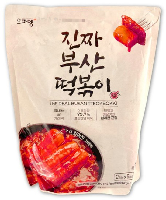 코스트코 오마뎅 진짜 부산 떡볶이 1760g(5인분) 가래떡 어묵 소스, 없음, 1.76kg