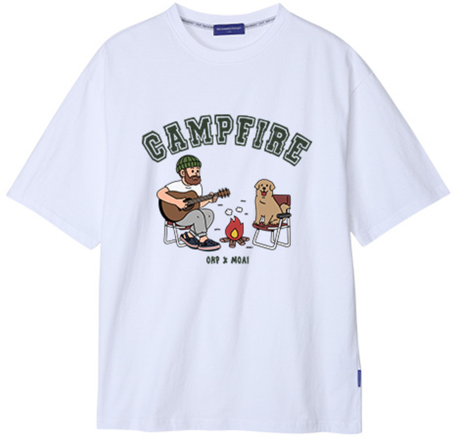 OHP X MOAI 작품을 입는다 남여공용 면100% 반팔티 시리즈