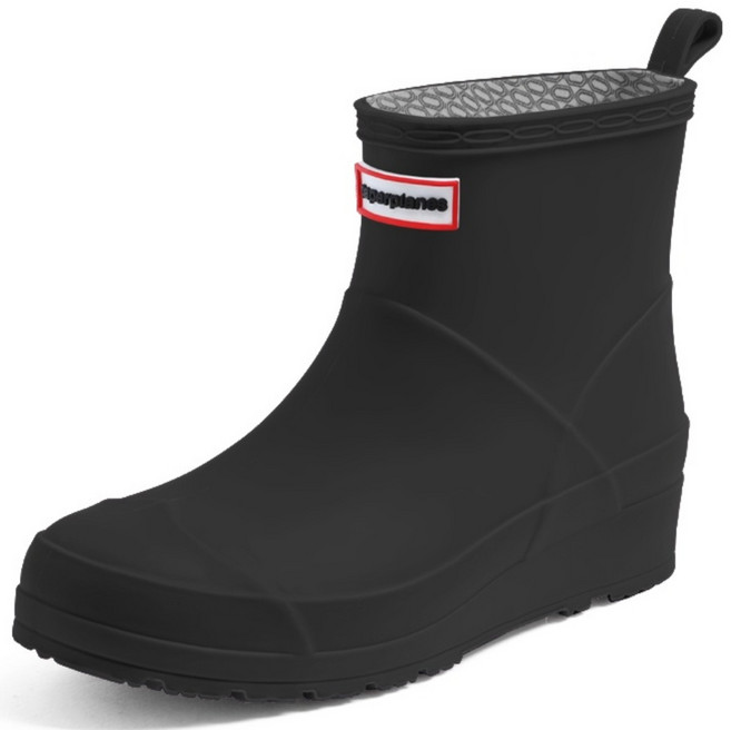 페이퍼플레인 미들 여자장화 패션 가벼운 발편한 쿠션 레인부츠 PP1400