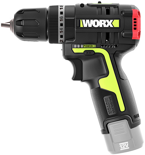 [WORX] 웍스 12V 2.0Ah 충전 해머드릴 WU131X.9 국내정식수입품, 1개