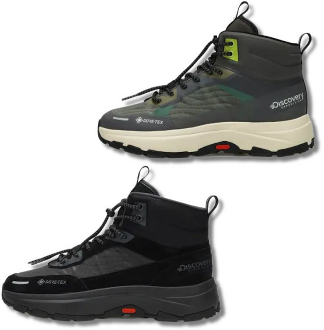 [백화점정품] 디스커버리 운동화 베르겐 일상화 키높이 기능성 캠핑 하이킹 트레킹 미드탑