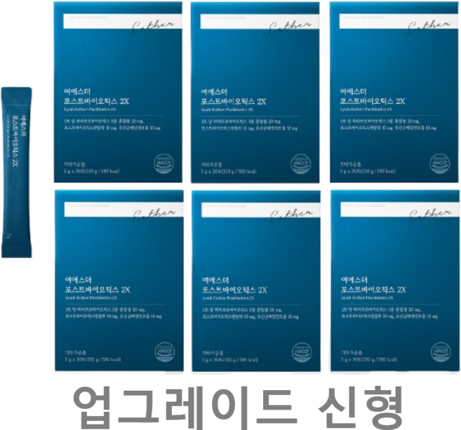 여에스더 포스트바이오틱스 유산균, 150g, 6박스