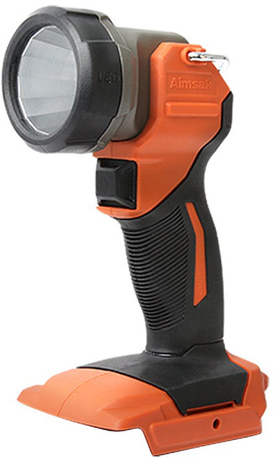 아임삭 충전 플래시 라이트 AF622L 21.6V 본체만 랜턴 손전등, 오렌지.검정, 1개