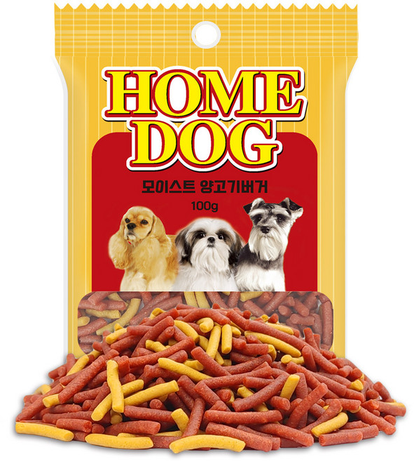 홈도그 애견간식 모이스트버거 양고기버거 100g, 양고기, 1개