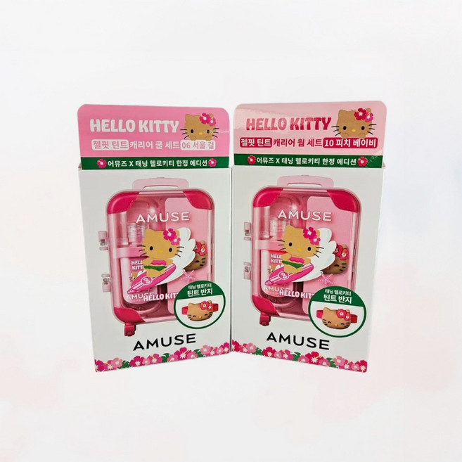 어뮤즈 헬로키티 젤핏 틴트 캐리어 세트 에디션, 1개, 06 서울걸