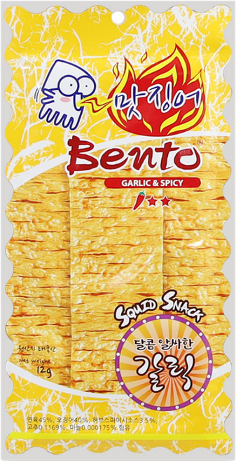 벤토 맛징어12g 갈릭, 12g, 1개