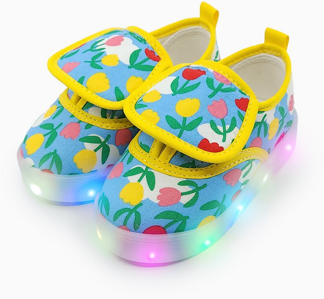 베이비솔 커버튤립 LED 신발