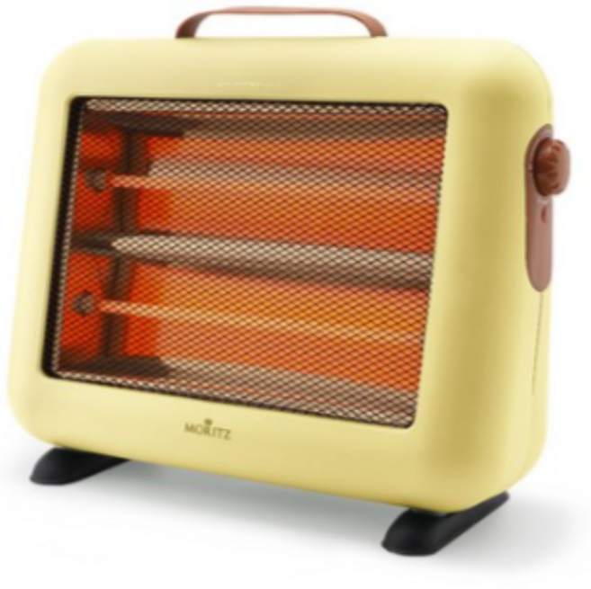 모리츠 감성 레트로 2단 쿼츠 히터, 노랑