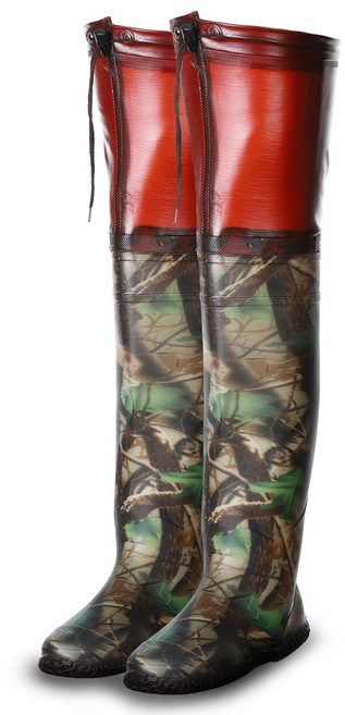 펭귄 갯벌 무릎장화 밀리터리