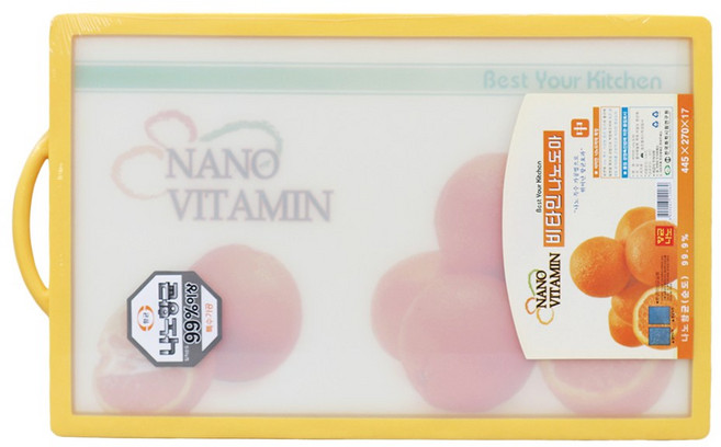 세균 차단 뛰어난 항균효과 비타민 나노향균도마, 01 소, 1개