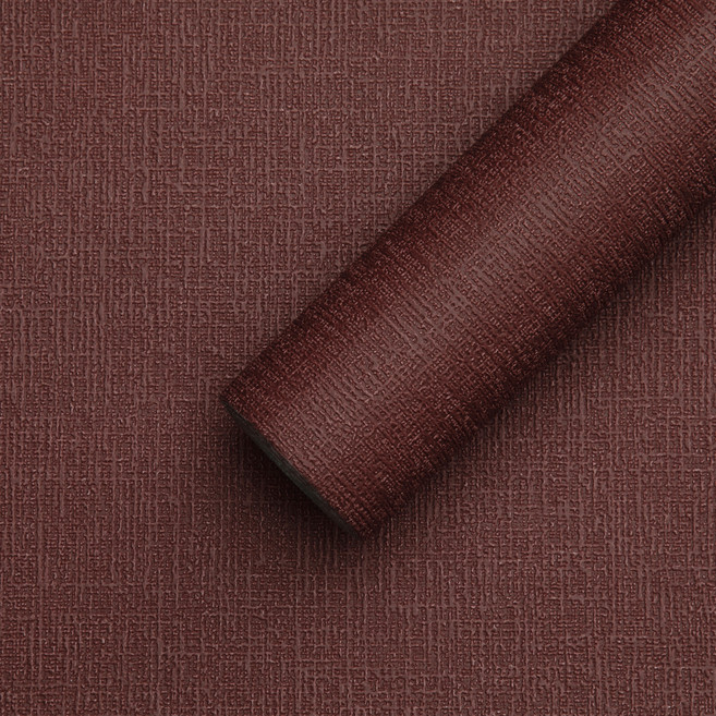 쿠셔니 붙이는벽지 셀프도배 스티커 실크벽지 도배지, 브라운