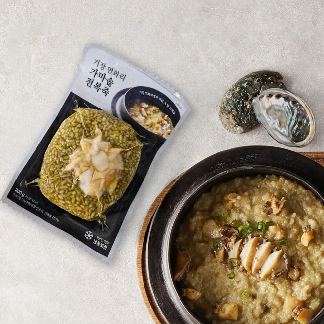 기장 연화리 가마솥 전복죽 밀키트 반조리 전복밥 내장 간편 영양한솥, 200g, 3개