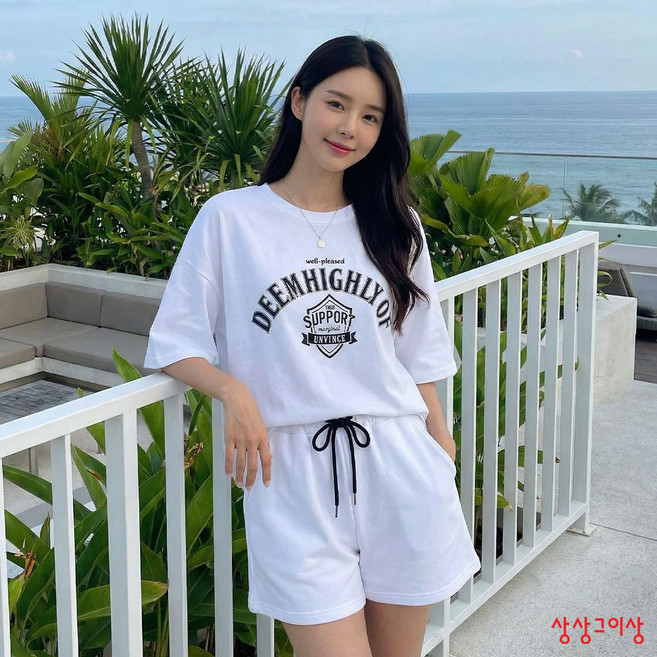 상상그이상 여성용 국내제작 1928 기모세트 부드러운 원단 고급소재 따뜻한 특양면소재 가성비 좋은 심플한 맨투맨 조거팬츠 세트 편하게 입기좋은 가벼운 트레이닝 운동복코디