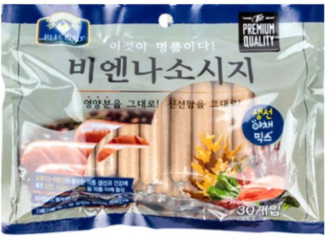 벨버드 반려견 비엔나 소시지 30p, 10개