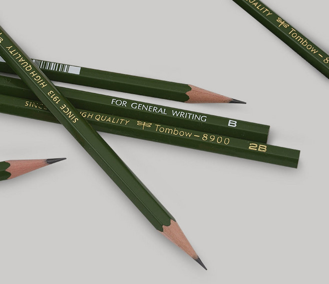 톰보 빈티지 8900 연필 전문가용 HB B 2B 낱자루, 1. HB, 1개