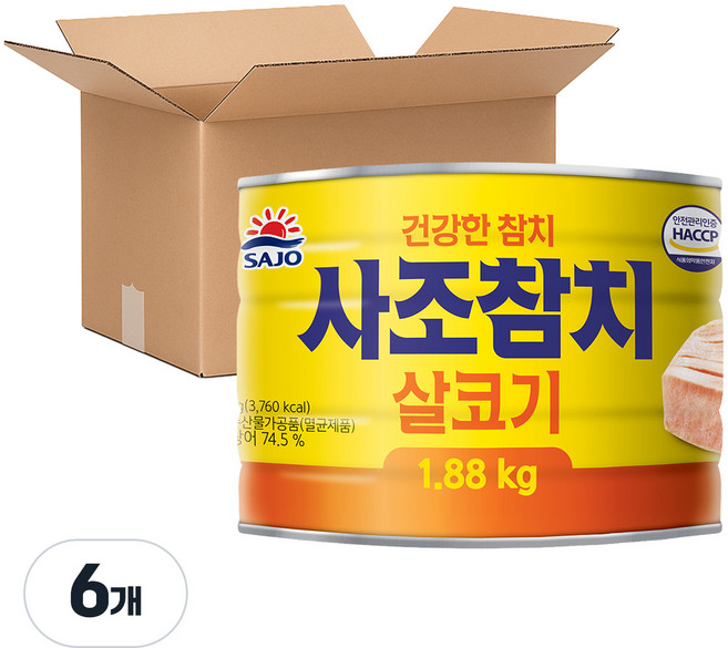 로하이 사조참지 살코기 업소용, 1.88kg, 6개