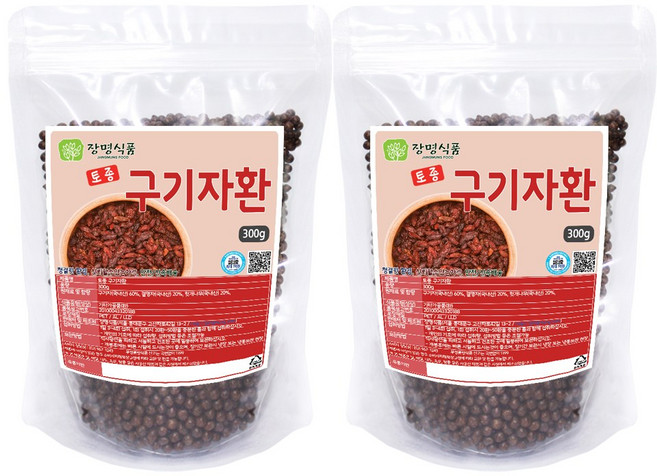 [장명식품] 구기자환 구기자, 2개, 300g