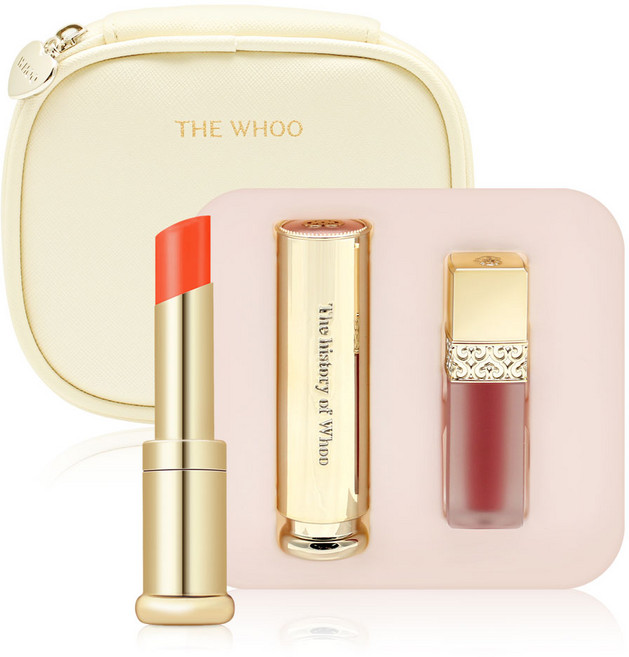 더후 공진향 미 궁중동안립밤 오렌지 기획세트 여성 보습 립케어, 1개