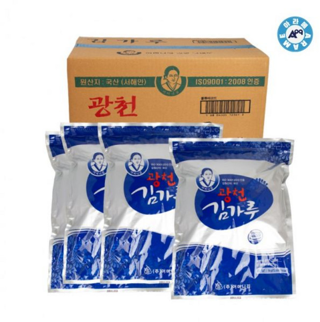 광천 김가루 맛김가루 mt 1kgx4봉, 4개, 1kg
