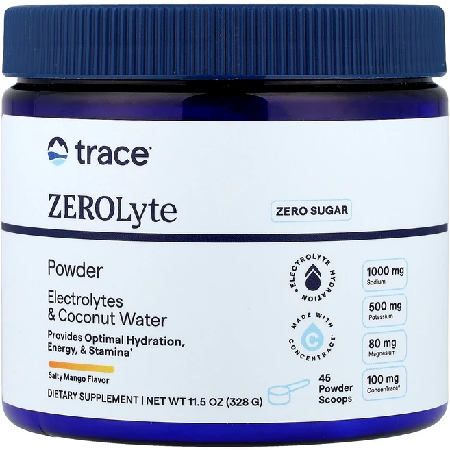 Trace ZEROLyte Powder Salty Mango 11.5 oz (328 g), Trace, ZEROLyte Powder, Salty, 328g - 쿠팡