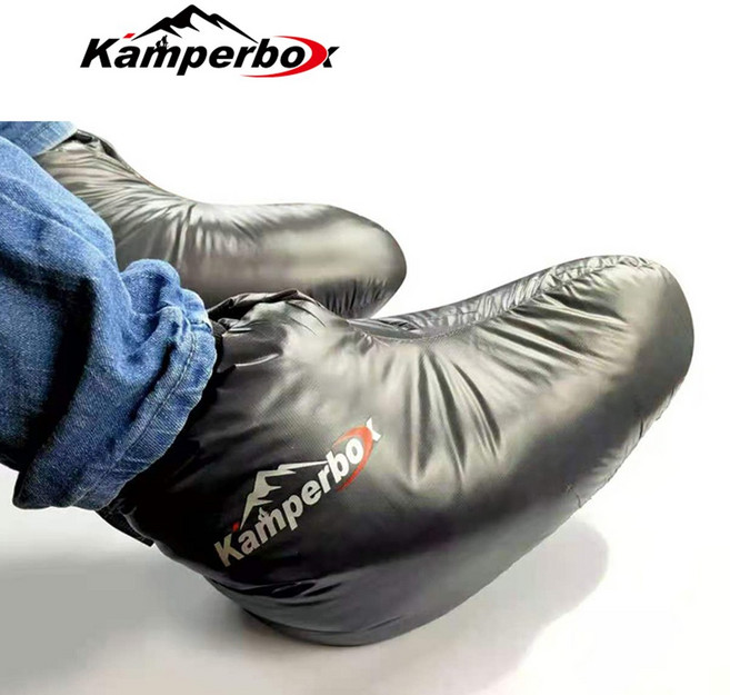 Kamperbox-다운 슬리핑 슬리퍼 양말 다운 양말 캠핑용 부티 침낭 캠핑용 양말 AQ3