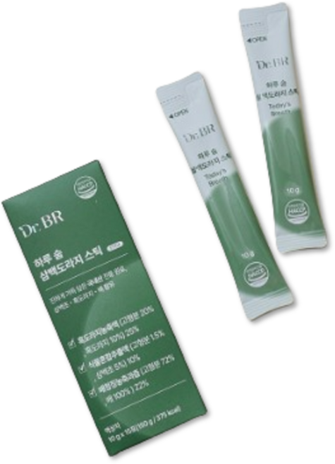 삼백초 추출물 어린이 하루숨 삼백도라지 코막힘 재채기 국내산 배 흑도라지 10g, 15개