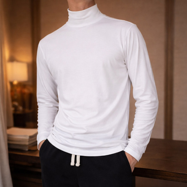 1+1 포고티 마조 가벼운 긴팔 목티 폴라티