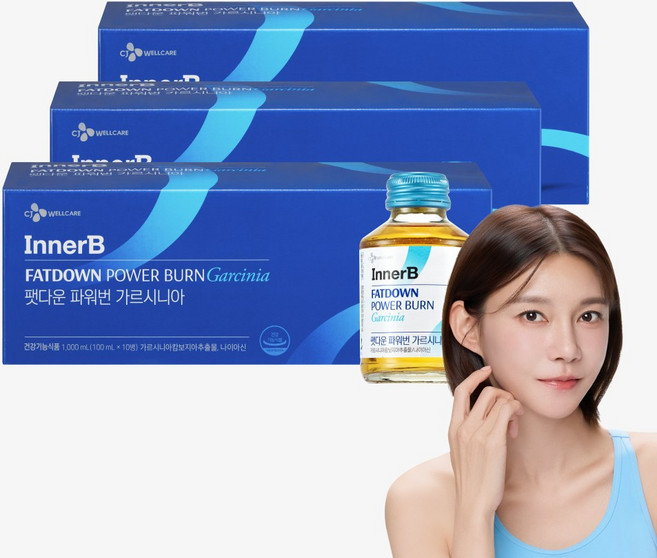 CJ 팻다운 파워번 마스터 가르시니아 10병, 1L, 3박스