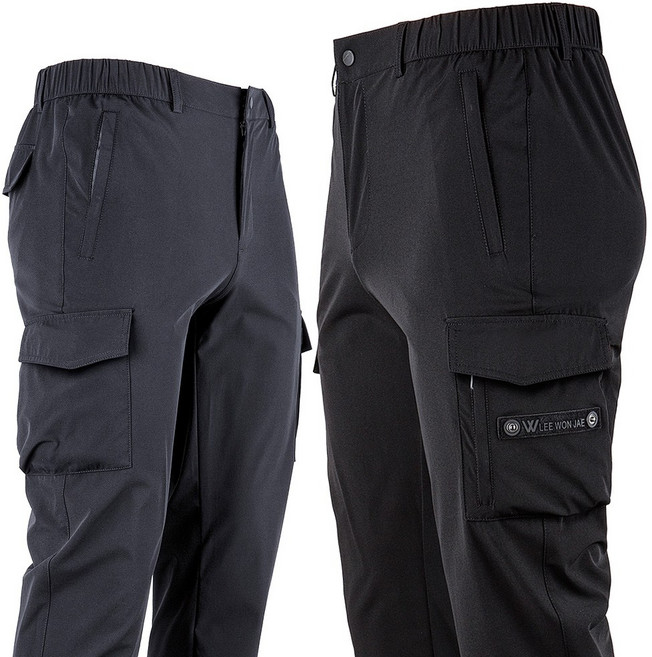 피크나인 에어 조거 카고팬츠 여름 남성 스판 골프 남자 쿨 바지