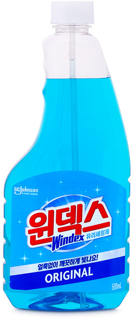 윈덱스 스프레이 유리세정제 리필, 500ml, 1개