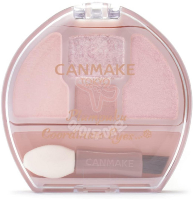캔메이크 플럼푸쿠 코디아이즈 1.4g 음영섀도우 애교살 섀도우 02 사쿠라, 04 딸기, 1개