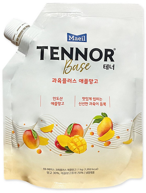 매일 테너베이스 애플망고 과육플러스, 5개, 1kg