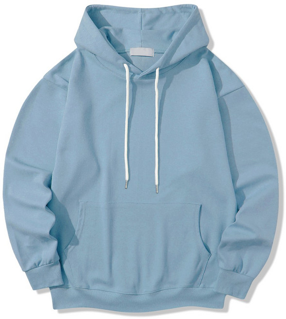 일루소 스탠다드 기모 무지 후드티