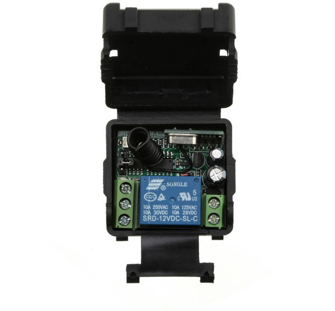 미니 무선 RF 원격 제어 조명 스위치 릴레이 출력 라디오 수신기 모듈 원 버튼 송신기 DC12V 24V 1CH 1 CH 10A, A, 315
