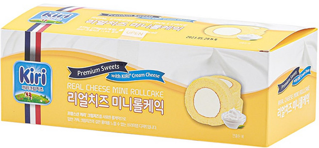 끼리 크림치즈 미니롤케익 5입 (3조각 x 5입) 375g, 1개