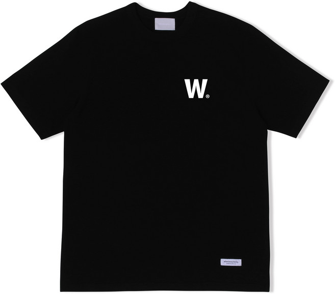 웬아이워즈영 W 로고 티셔츠 (블랙) 반팔