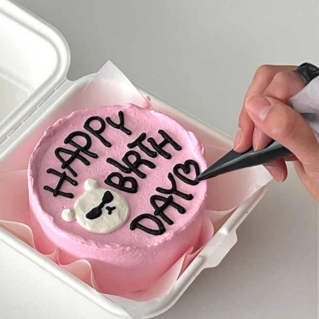 즈킁 케이크 만들기 키트 생크림 도시락 1호, 450g, 1세트