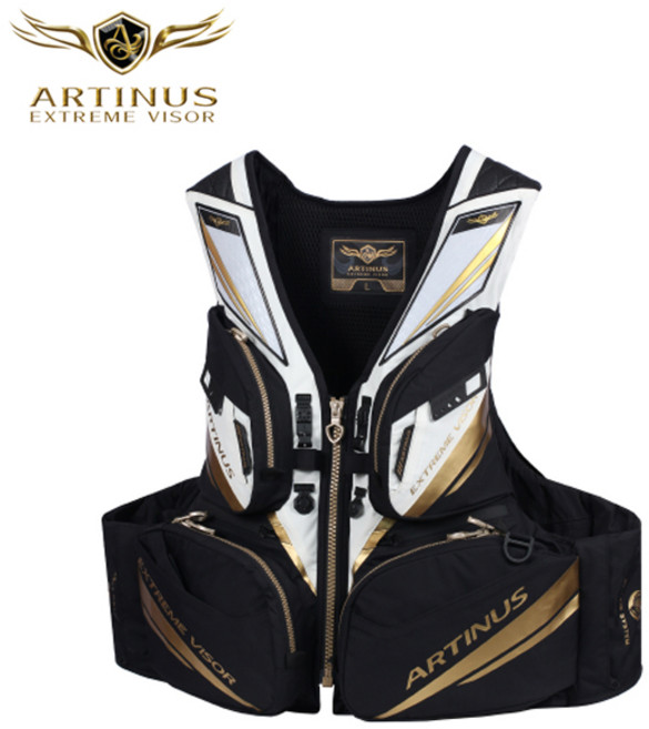 [아티누스] AV-171W 사계절 낚시 구명복 구명조끼 화이트, M(95)