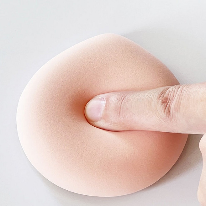 뭉클한 애기궁둥이퍼프 엉덩이퍼프 궁뎅이 모찌 핑거 손가락, 그린