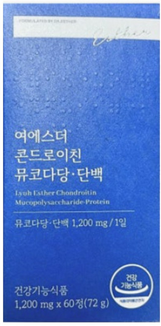 [본사직영] 여에스더 소연골 콘드로이친 뮤코다당&단백 (관절&연골 건강 기능성), 1세트, 60정