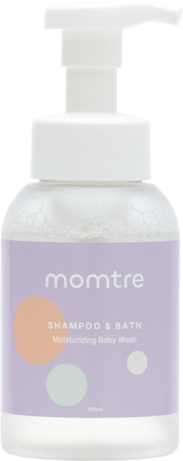 맘뜨레 아기 샴푸앤바스 거품형 베이비 올인원 워시, 1개, 300ml