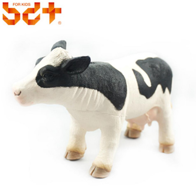 리얼 동물 애니멀 젖소 소프트재질 강아지 돌아이 안심소재 애완펫 교감 선물 감각발달 12개월 베이비 3살, 1개
