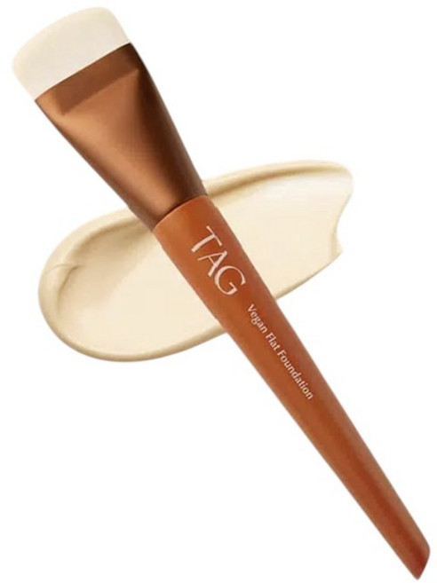 [또또샵]태그 비건 플랫 파운데이션 브러쉬, 1개