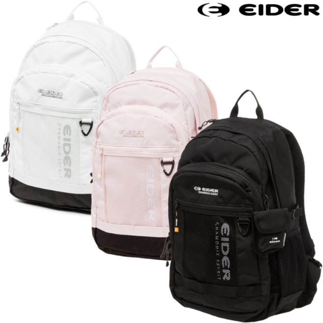 [정가: 149 000원] 아이더 남여공용 백팩 내마모성 인장강도 우수 경량 흡습속건 등판 메쉬 통기성 수납력 우수 사계절 일상 외출 아웃도어 여행 등산 산행 캠핑 학교 회사 가방