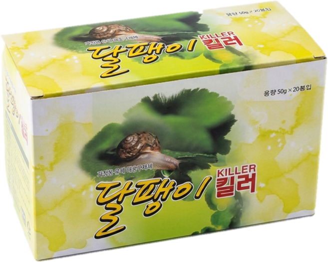 달팽이킬러50g x 20개입 (달팽이 민달팽이 배추 텃밭 벌레퇴치약), 1개